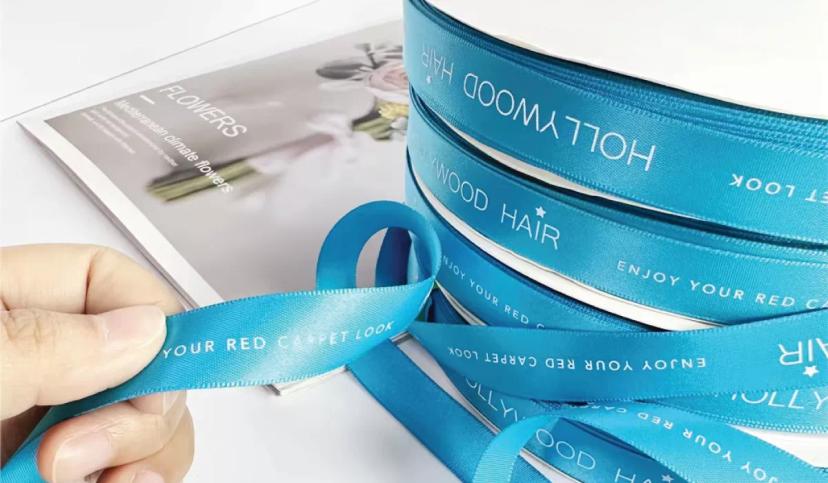 Custom ribbon print